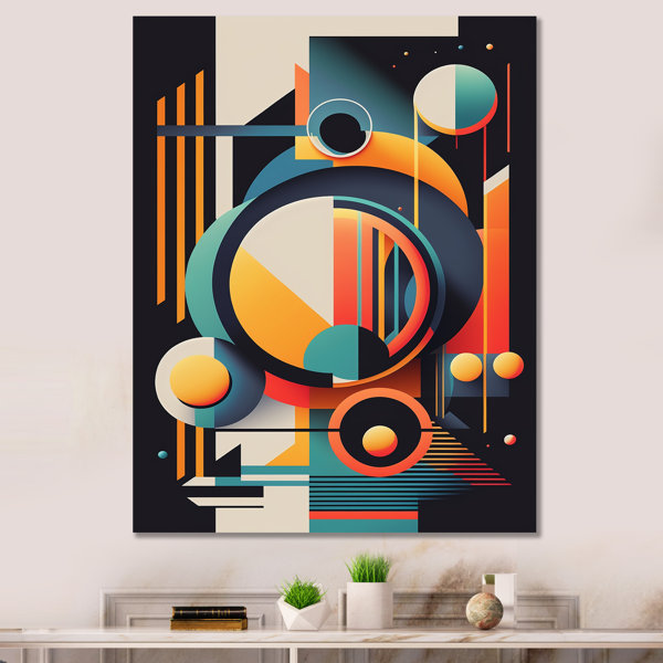 Oliver Minimal Bauhaus Dimensions IV On Metal Print Wayfair